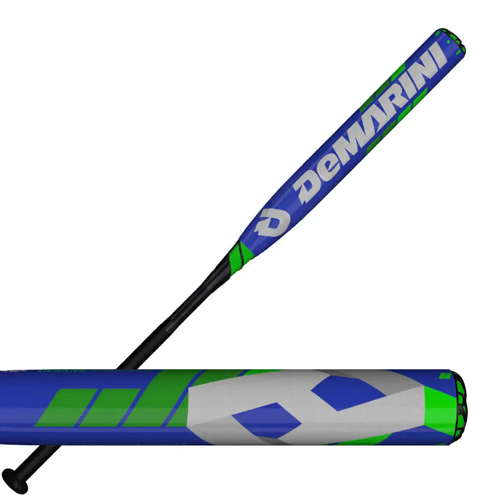 New DeMarini CF8 Insane End Loaded CFI16 Fastpitch Softball Bat Blue/Green 4 New DeMarini CF8 Insane End Loaded CFI16 Fastpitch Softball Bat Blue/Green - Image 2