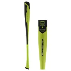 Baseball Bats New Baden Axe Bat 2019 Origin (-10) USAbat Baseball Bat Neon/Black
