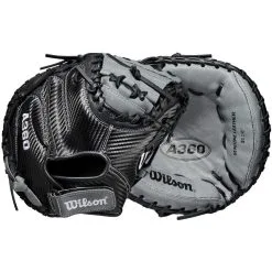 Wilson A360 31.5" Baseball Catcher's Mitt: WBW100190315 -Cheap bat Store dd22f83f511f0dd0a1d7162bcfbbad9ef0860646 WBW100191 8 A360 Baseball 315 Black Grey