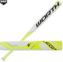 Shop By Certification New Worth Legit FPL109 Fastpitch Softball Bat White/Green Composite -9
