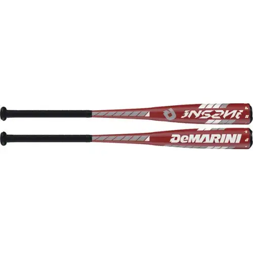 New DeMarini Insane INR16 Senior League Baseball Bat 2 5/8″ Red (-9) 3 New DeMarini Insane INR16 Senior League Baseball Bat 2 5/8″ Red (-9)