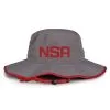 Game Headwear NSA Classic Series Bucket Hat: GB400-DGCD -Cheap bat Store nsagamebuckethatsgreycardinal