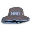 Game Headwear NSA Classic Series Bucket Hat: GB400-DGCB -Cheap bat Store nsagamebuckethatsgreylightblue