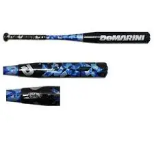 New DeMarini Vexxum VX514 Senior League Baseball Bat Black/Blue