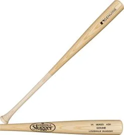 Premier Bats New Louisville Slugger 3X Series Ash Mix Ntural/Regular 34″ Wood Bat Baseball Bats
