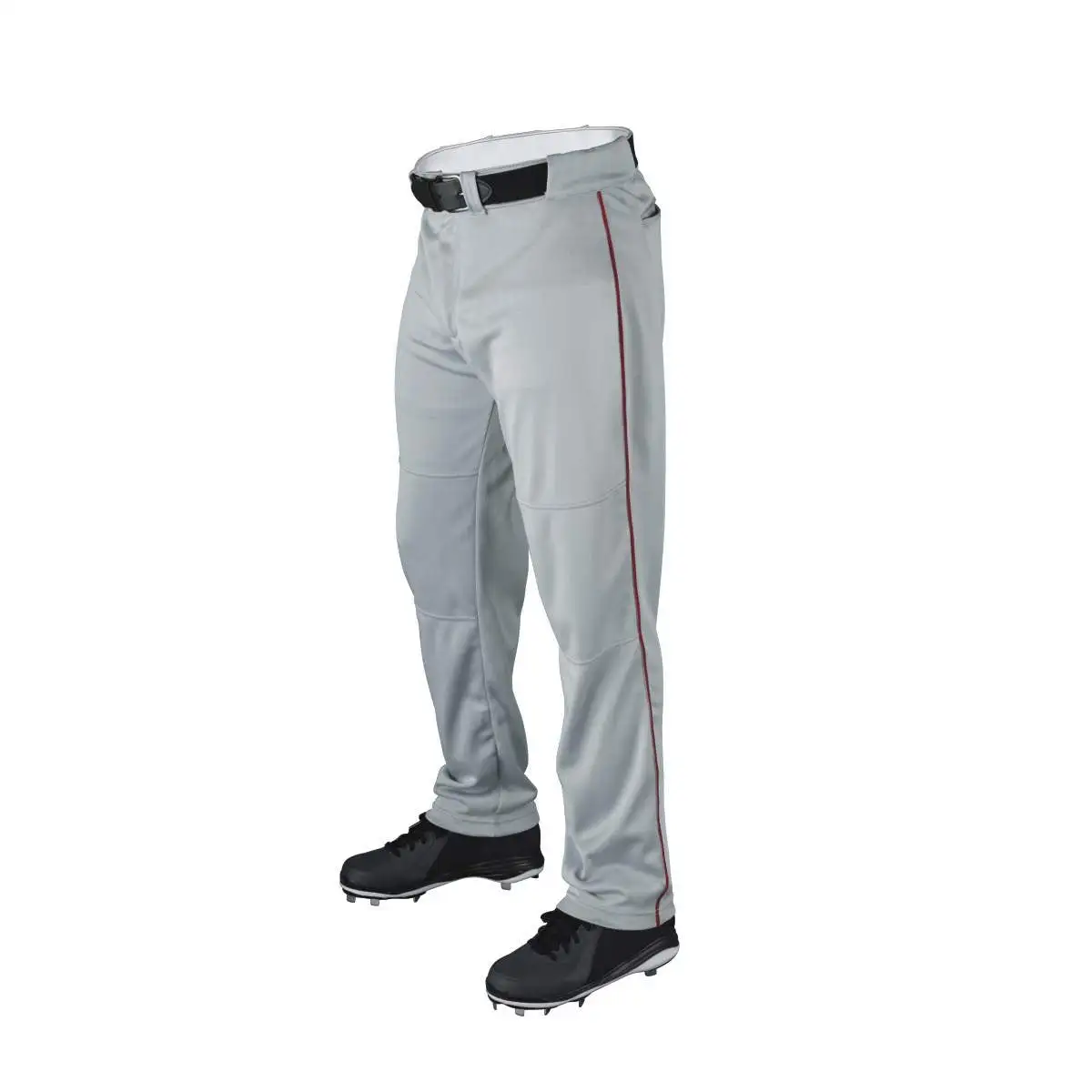 Wilson Adult P200 Classic Knit Relaxed Fit Baseball Pants With Piping: WTA4332 4 Wilson Adult P200 Classic Knit Relaxed Fit Baseball Pants With Piping: WTA4332 - Image 2