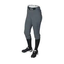 DeMarini Girl's Belted Fastpitch Softball Pants: WTD4040 -Cheap bat Store wtd3040 stock demarini fierce womens pant ch front 16 8