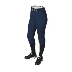 DeMarini Girl's Belted Fastpitch Softball Pants: WTD4040 -Cheap bat Store wtd3040 stock demarini fierce womens pant na front 16 9